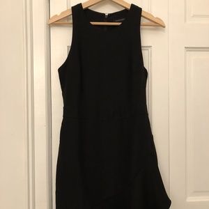 Ruffle Wrap Racerback Dress